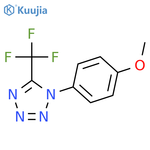 1H-Tetrazole, 1-(4-methoxyphenyl)-5-(trifluoromethyl)- structure