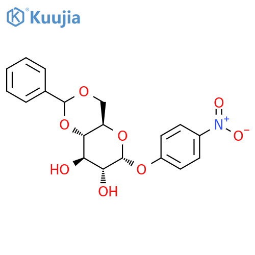 a-D-Glucopyranoside, 4-nitrophenyl4,6-O-(phenylmethylene)- structure