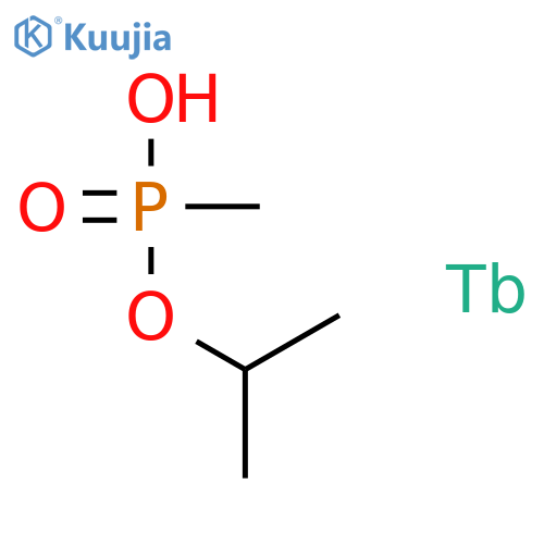 Phosphonic acid, methyl-, monoisopropylester, terbium(3+) salt (8CI) structure