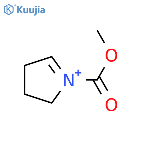 2H-Pyrrolium,3,4-dihydro-1-(methoxycarbonyl)- structure