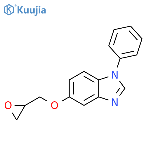 1H-Benzimidazole, 5-(oxiranylmethoxy)-1-phenyl- structure