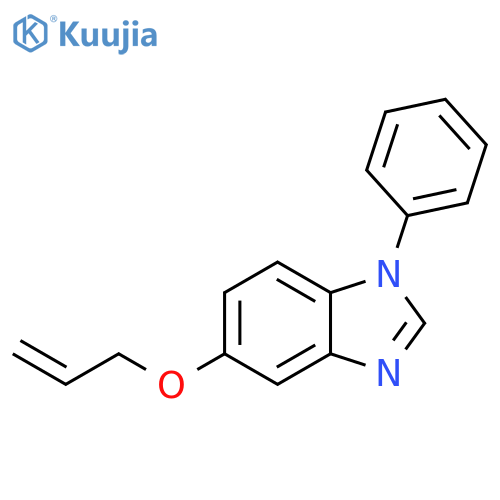 1H-Benzimidazole, 1-phenyl-5-(2-propenyloxy)- structure