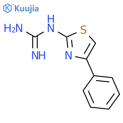N-(4-Phenyl-1,3-thiazol-2-yl)guanidine structure