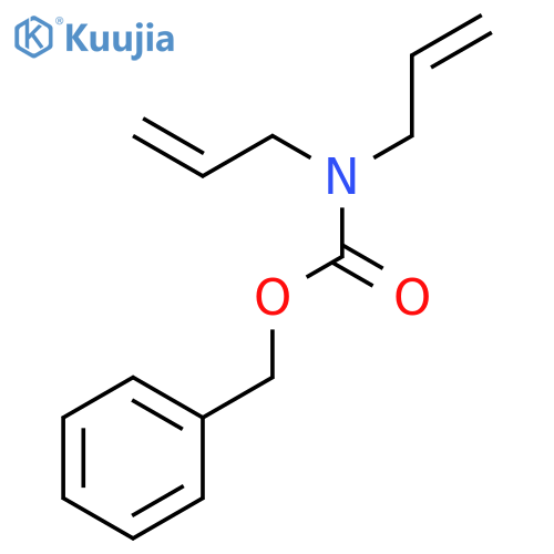 Phenylmethyl N,N-di-2-propen-1-ylcarbamate structure