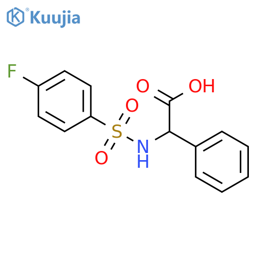 2-{(4-Fluorophenyl)SulfonylAmino}-2-Phenyl Acetic Acid structure