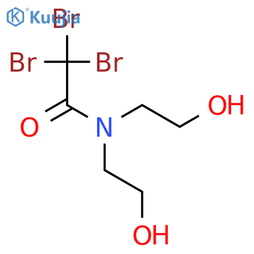 Acetamide, 2,2,2-tribromo-N,N-bis(2-hydroxyethyl)- structure