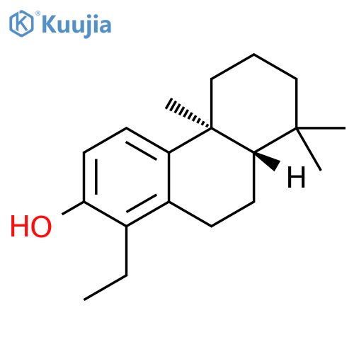 2-Phenanthrenol, 1-ethyl-4b,5,6,7,8,8a,9,10-octahydro-4b,8,8-trimethyl-, (4bS,8aS)- structure