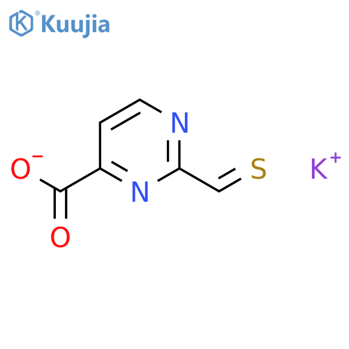 2-(Methylthio)-4-pyrimidinecarboxylic acid potassiumsalt structure