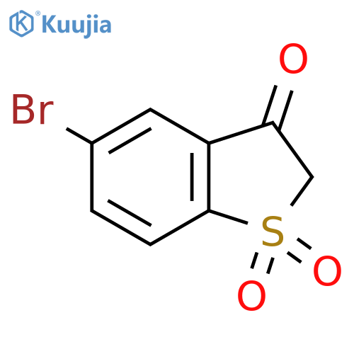 5-bromo-2,3-dihydro-1lambda6-benzothiophene-1,1,3-trione structure