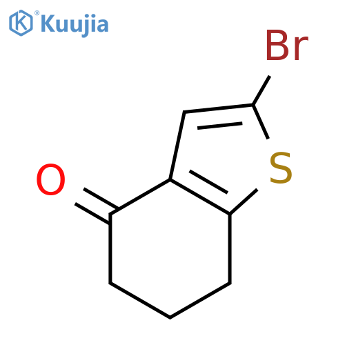 2-Bromo-4,5,6,7-tetrahydro-1-benzothiophen-4-one structure