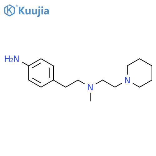 1-Piperidineethanamine, N-[2-(4-aminophenyl)ethyl]-N-methyl- structure