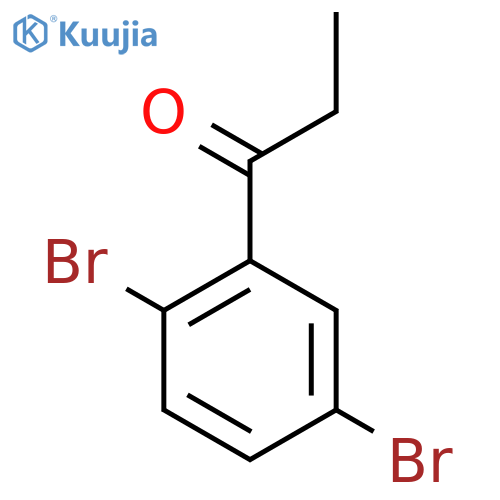 2-5-dibromopropiophenone structure