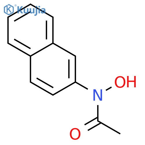 Acetamide,N-hydroxy-N-2-naphthalenyl- structure