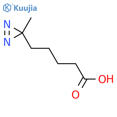 5-(3-Methyl-3H-diazirin-3-yl)pentanoic acid structure
