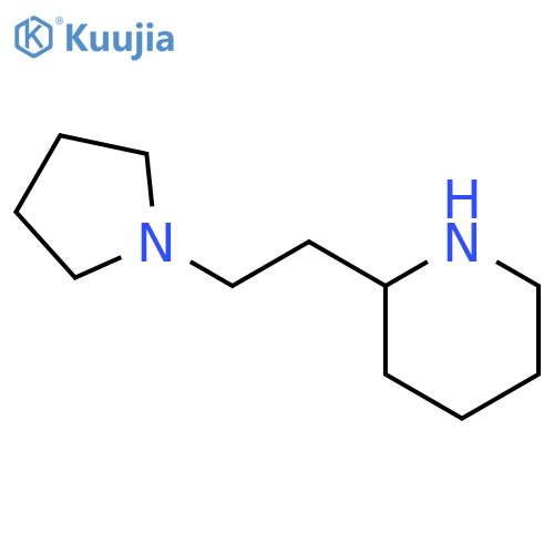 2-(2-(Pyrrolidin-1-yl)ethyl)piperidine structure