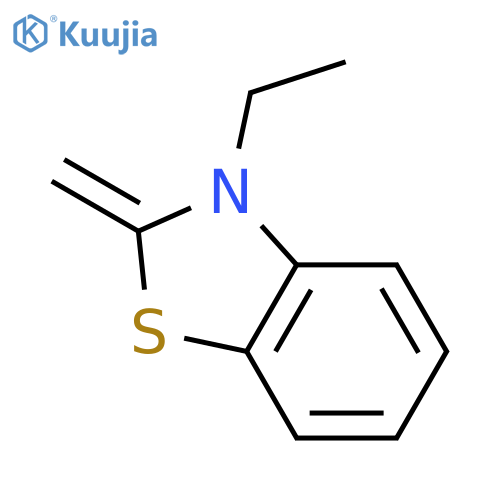 Benzothiazole, 3-ethyl-2,3-dihydro-2-methylene- structure