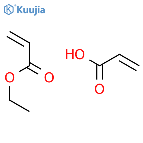 poly(ethyl acrylate/acrylic acid) structure