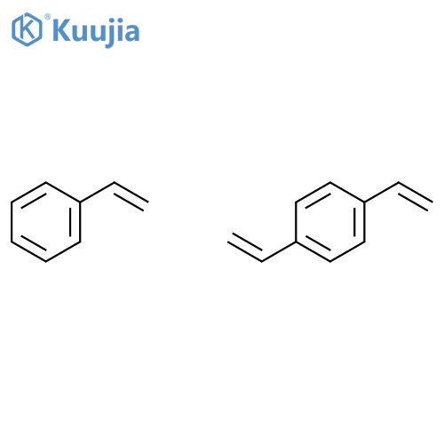 Benzene, 1,4-diethenyl-, polymer with ethenylbenzene structure