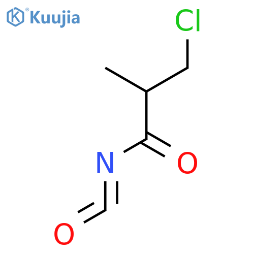 3-Chloro-2-methylpropanoyl isocyanate structure