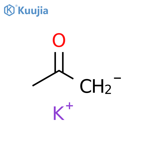2-Propanone, ion(1-), potassium (9CI) structure