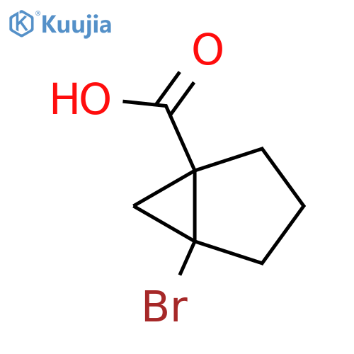 Bicyclo[3.1.0]hexane-1-carboxylic acid, 5-bromo- structure