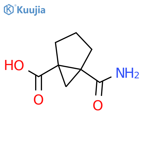 Bicyclo[3.1.0]hexane-1-carboxylic acid, 5-(aminocarbonyl)- structure