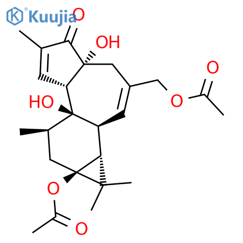 12-Deoxyphorbol-13,20-diacetate structure