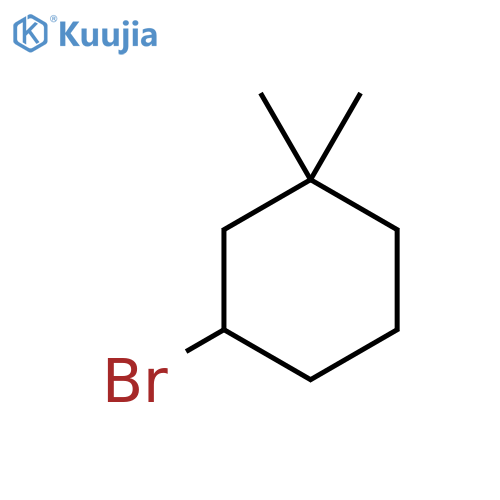 3-Bromo-1,1-dimethylcyclohexane structure