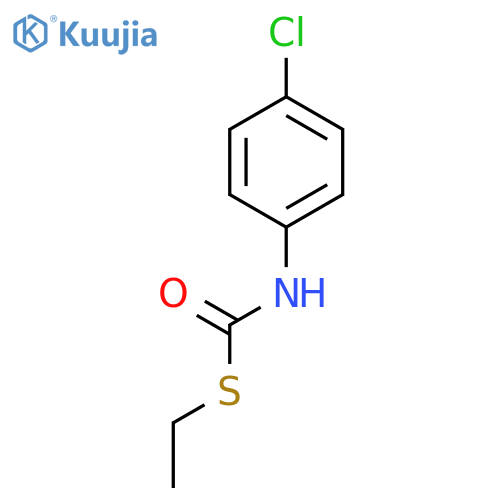 Carbamothioic acid, (4-chlorophenyl)-, S-ethyl ester structure