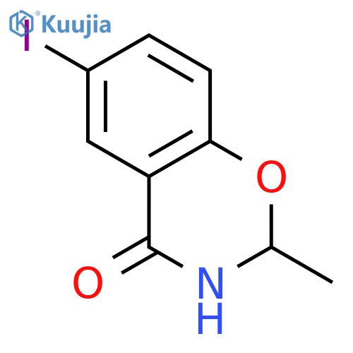 4H-1,3-BENZOXAZIN-4-ONE, 2,3-DIHYDRO-6-IODO-2-METHYL- structure
