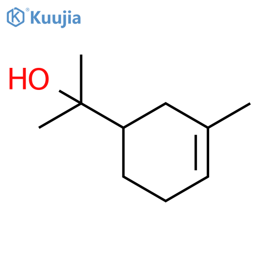 2-(3-methylcyclohex-3-en-1-yl)propan-2-ol structure