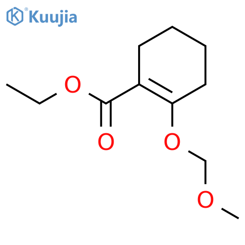 1-Ethoxycarbonyl-cyclohexen-(1)-ol-(2)-methoxymethylaether structure
