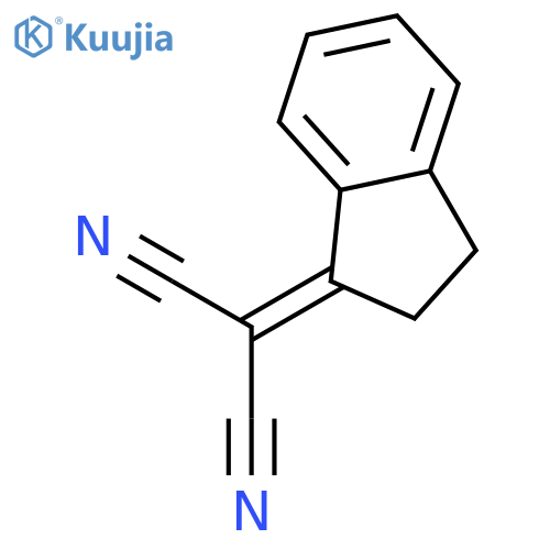 2-(2,3-Dihydro-1H-inden-1-ylidene)malononitrile structure