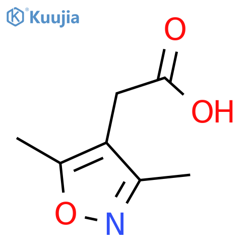 2-(3,5-dimethyl-1,2-oxazol-4-yl)acetic acid structure