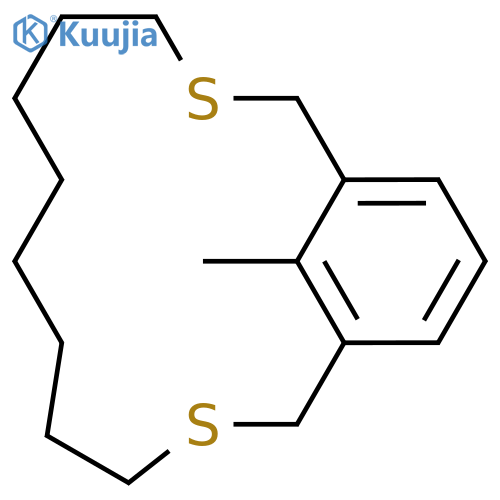 3,12-Dithiabicyclo[12.3.1]octadeca-1(18),14,16-triene, 18-methyl- structure