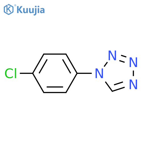 1-(4-chlorophenyl)-1H-1,2,3,4-tetrazole structure