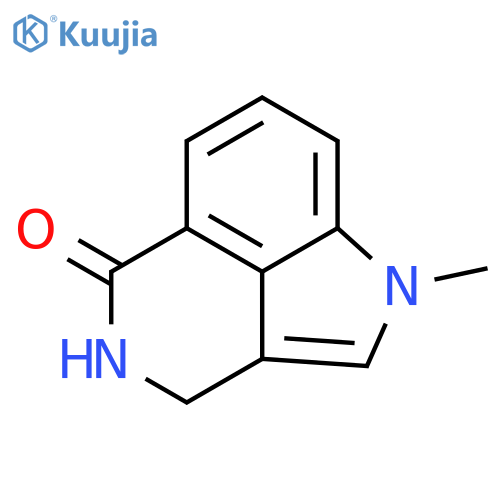 PYRROLO[4,3,2-DE]ISOQUINOLIN-5(1H)-ONE, 3,4-DIHYDRO-1-METHYL- structure