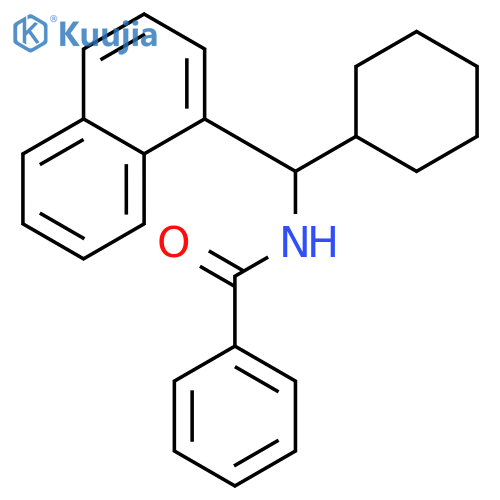 Benzamide, N-[(S)-cyclohexyl-1-naphthalenylmethyl]- structure