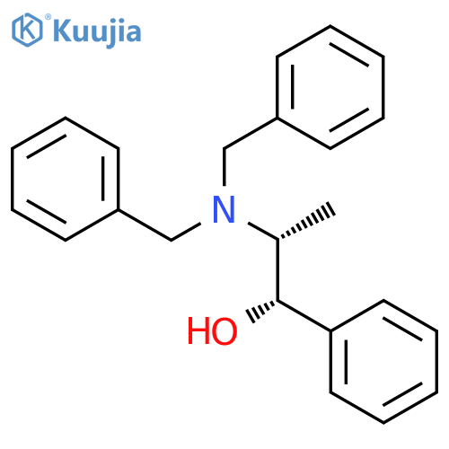 (1S,2R)-2-Dibenzylamino-1-phenyl-1-propanol structure