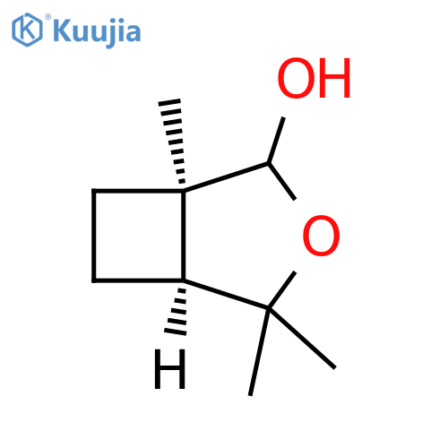 3-Oxabicyclo[3.2.0]heptan-2-ol, 1,4,4-trimethyl-, (1R,5S)-rel- structure