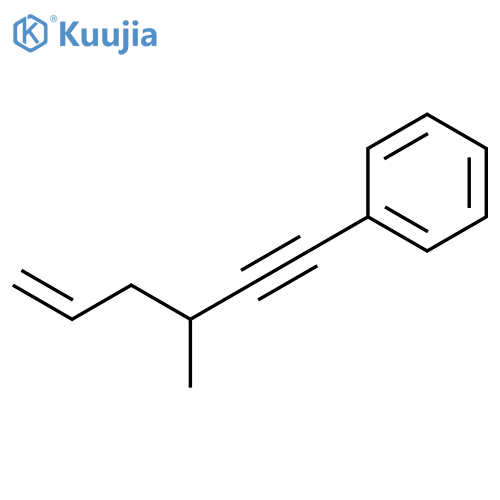 Benzene, (3-methyl-5-hexen-1-ynyl)- structure
