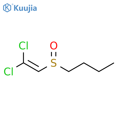 Butane, 1-[(2,2-dichloroethenyl)sulfinyl]- structure