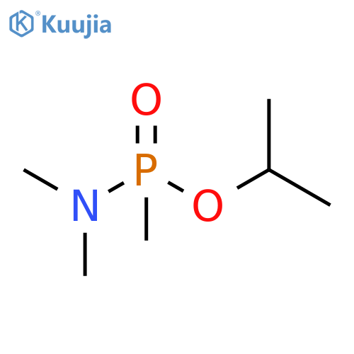 n,n-dimethyl-p-methyl phosphonamidic acid, isopropyl ester structure