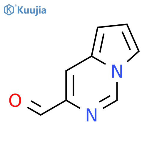Pyrrolo[1,2-c]pyrimidine-3-carboxaldehyde structure