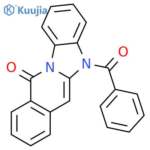 Benzimidazo[1,2-b]isoquinolin-11(5H)-one, 5-benzoyl- structure