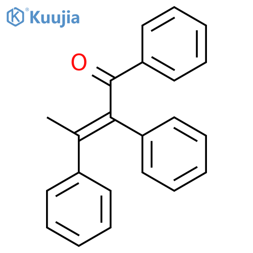 2-Buten-1-one, 1,2,3-triphenyl- structure
