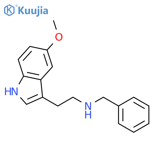 1H-Indole-3-ethanamine, 5-methoxy-N-(phenylmethyl)- structure