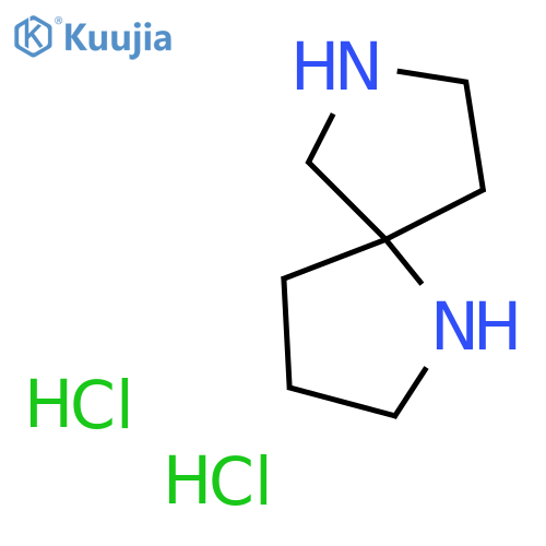 (5R)-1,7-diazaspiro[4.4]nonane;dihydrochloride structure