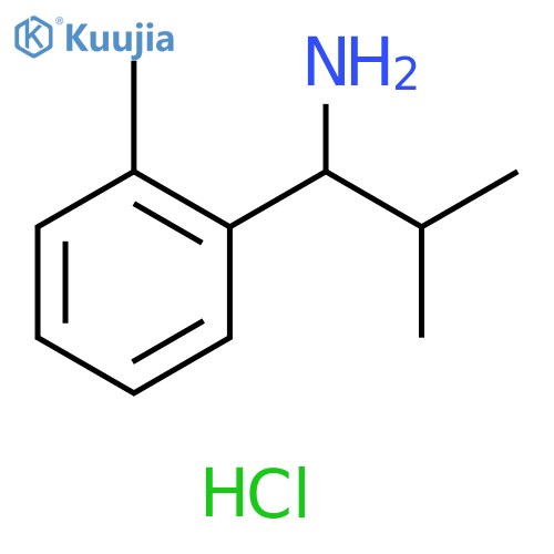 2-Methyl-1-(o-tolyl)propan-1-amine hydrochloride structure