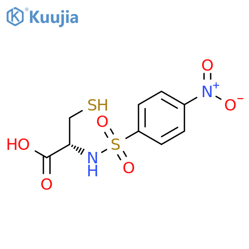 L-Cysteine, N-[(4-nitrophenyl)sulfonyl]- structure